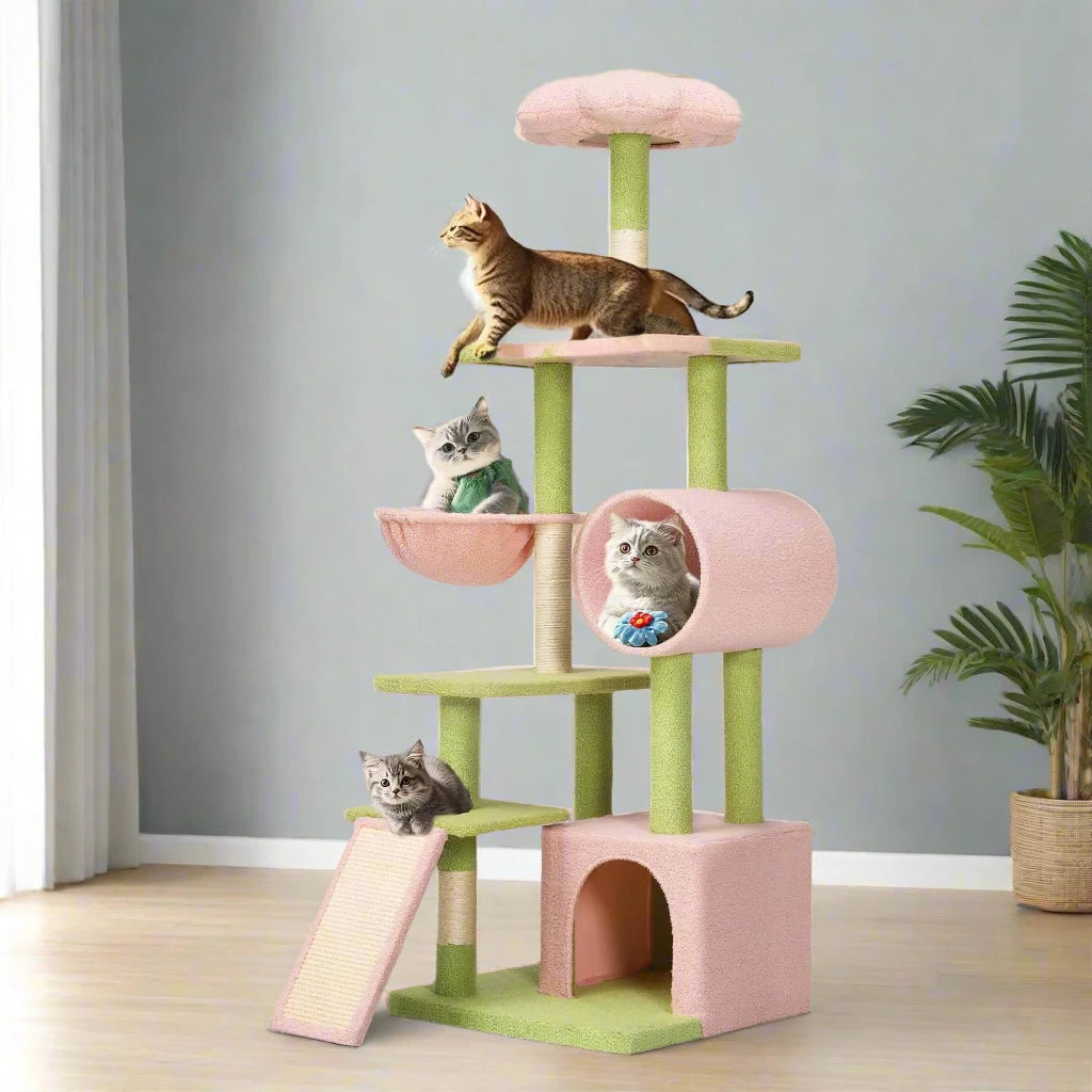 Flower Cat Tree Tower