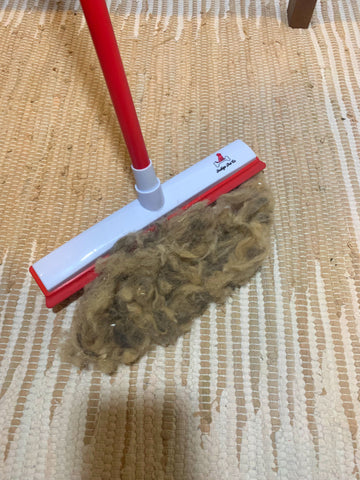 Hidden / sticky Fur Remover Broom Mop