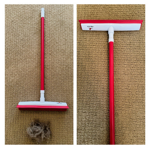 Hidden / sticky Fur Remover Broom Mop