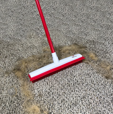Hidden / sticky Fur Remover Broom Mop