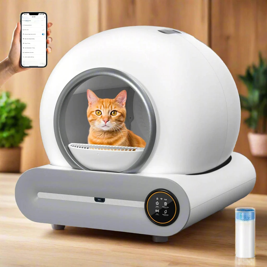Automatic Cat Litter Box with WiFi App Control -Cleaning System π±π¨