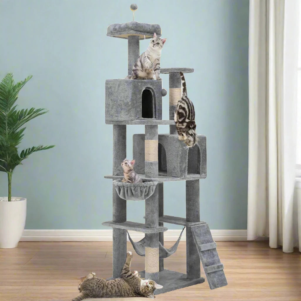 Multi-Level Cat Tree Tower for Indoor Cats