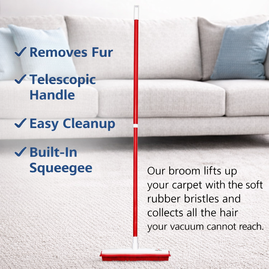 Stubborn - sticky Fur Remover Broom