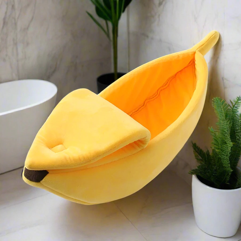 Banana Pet Bed House Cushion