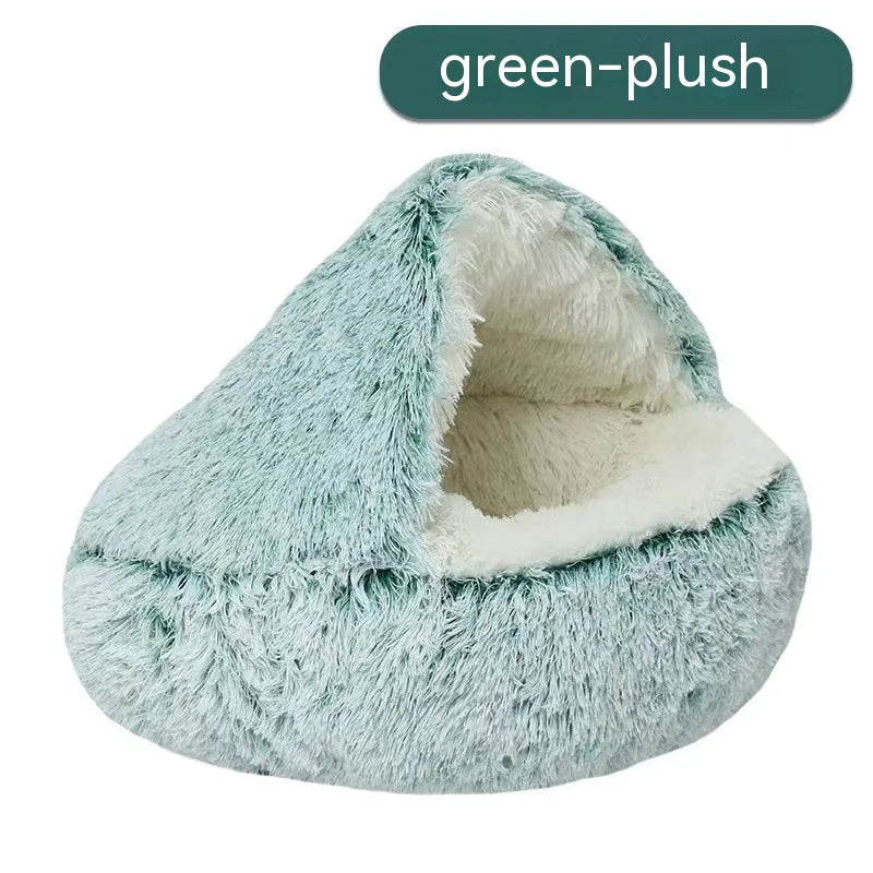 Cozy Nest Semi-Closed Pet Bed