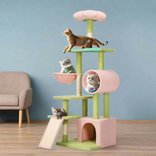 Flower Cat Tree Tower