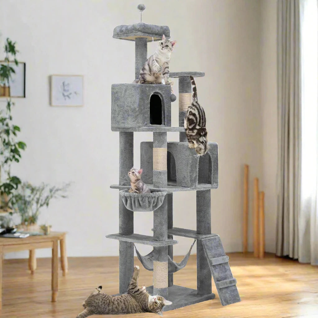 Multi-Level Cat Tree Tower for Indoor Cats