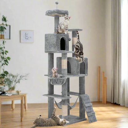 Multi-Level Cat Tree Tower for Indoor Cats