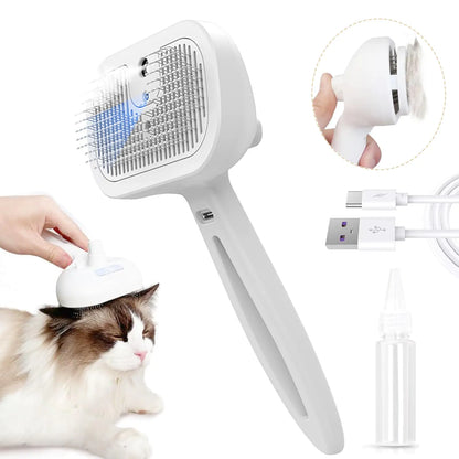 3 in 1 Pet Steam Brush for Cats And Dogs