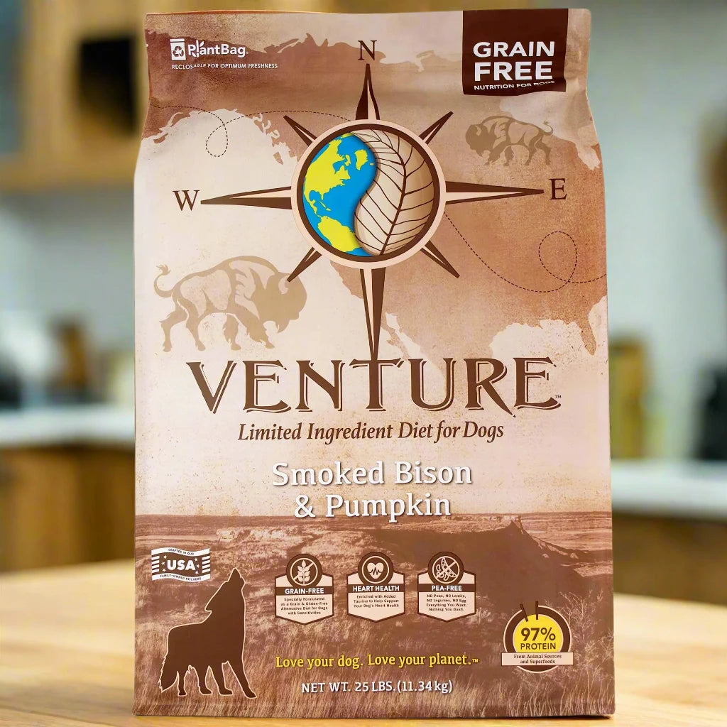 Earthborn Holistic Limited Ingredient Dog Food – Smoked Bison & Pumpkin Flavor