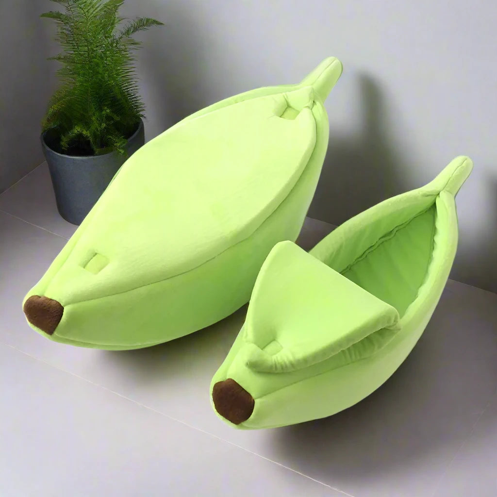 Banana Pet Bed House Cushion