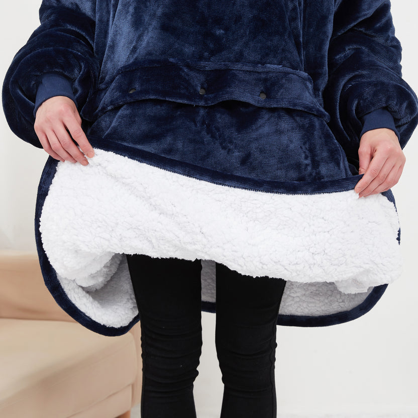 Cozy Self-Heated Hooded premium Blanket