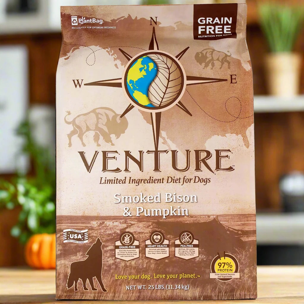 Earthborn Holistic Limited Ingredient Dog Food – Smoked Bison & Pumpkin Flavor
