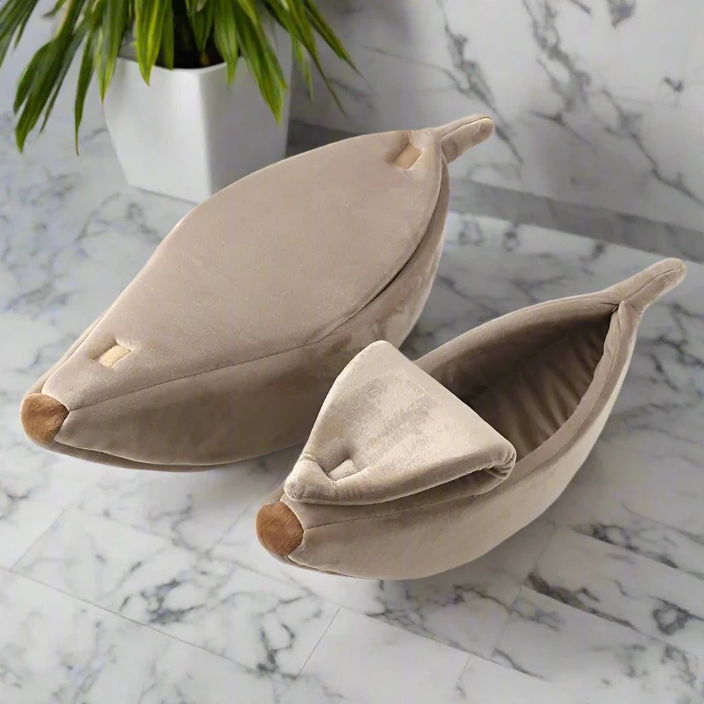Banana Pet Bed House Cushion
