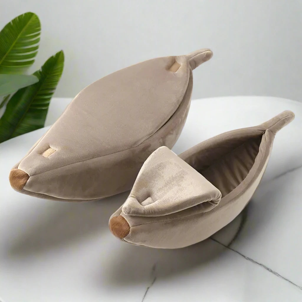 Banana Pet Bed House Cushion