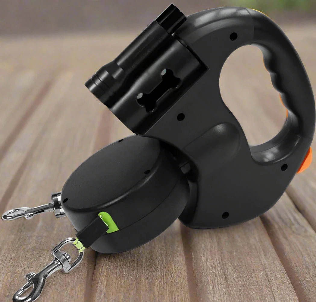 Dual Retractable Dog Leash