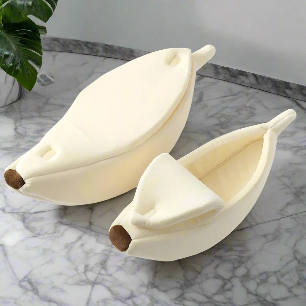 Banana Pet Bed House Cushion