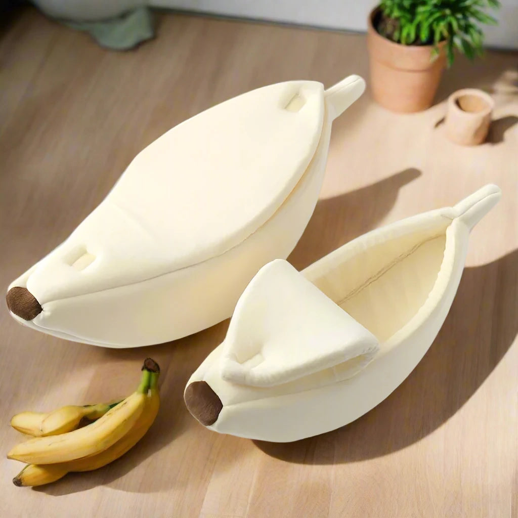 Banana Pet Bed House Cushion