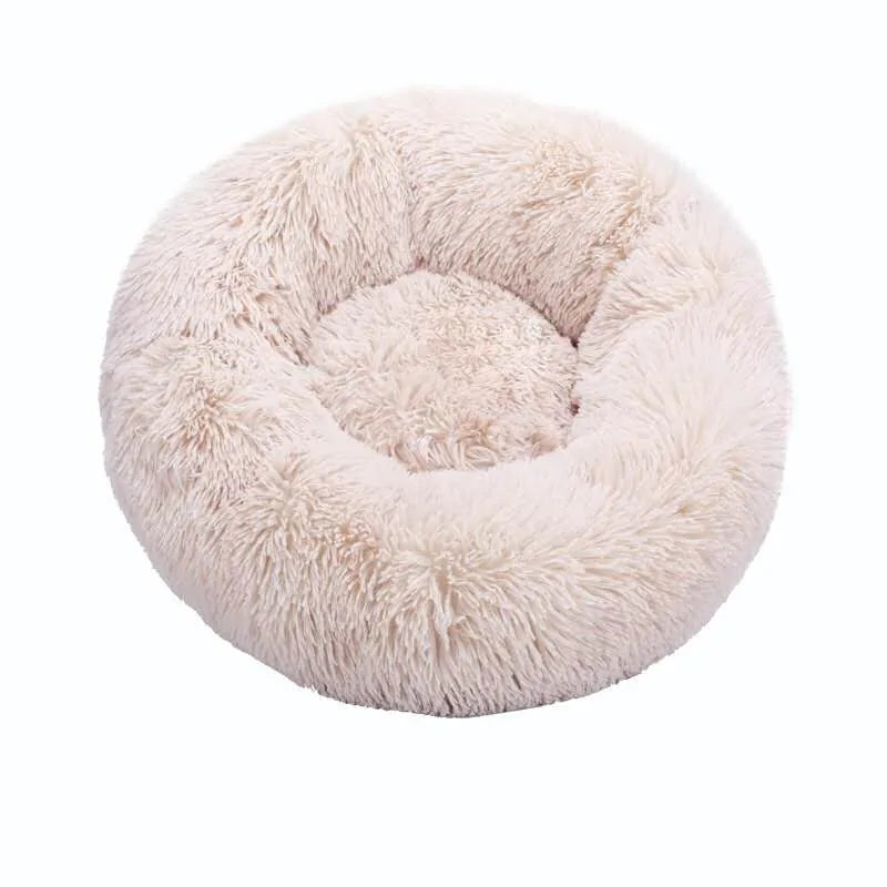 Round Pet Bed Cushion for Cats and Dogs