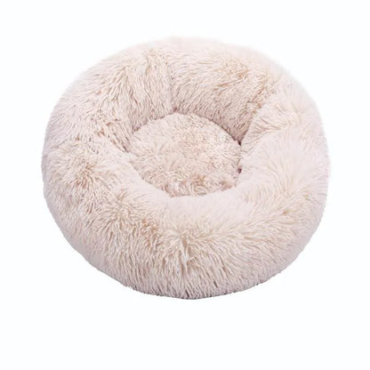 Round Pet Bed Cushion for Cats and Dogs