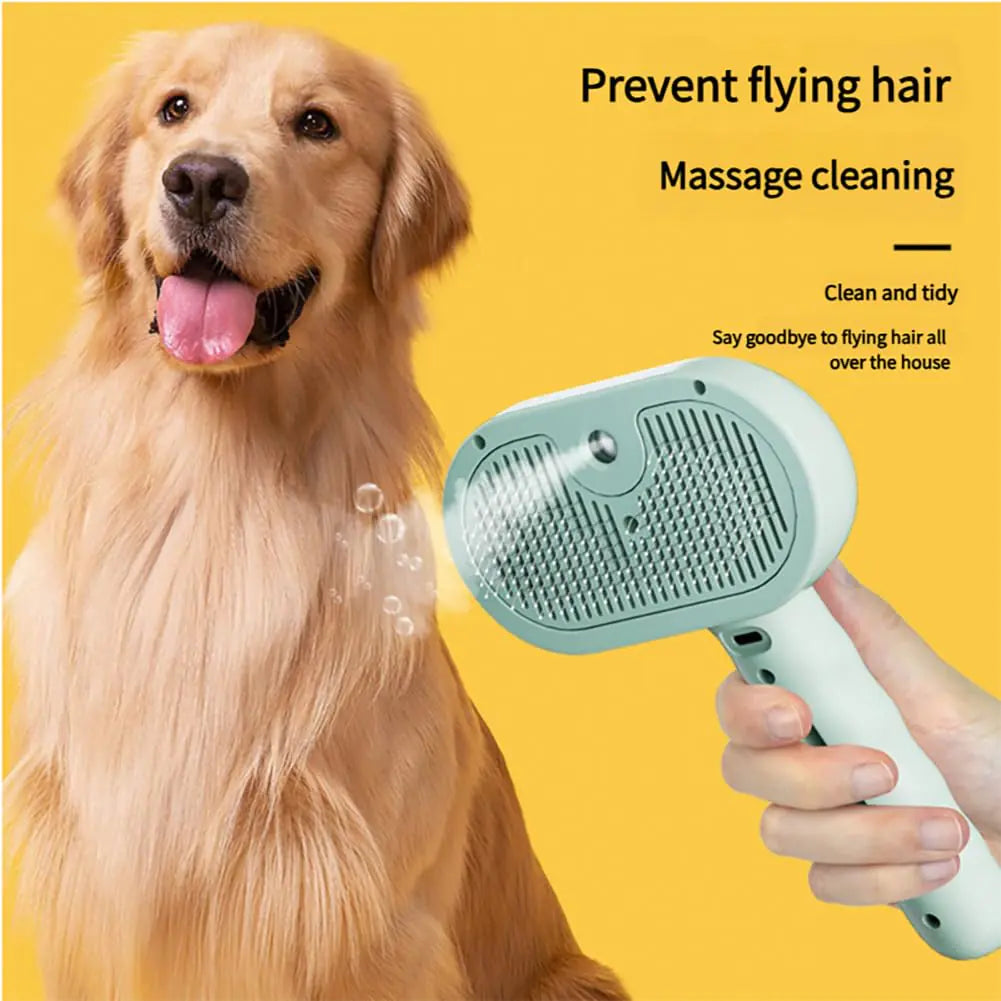 3 in 1 Pet Steam Brush for Cats And Dogs