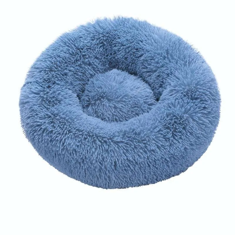 Round Pet Bed Cushion for Cats and Dogs
