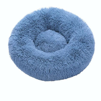 Round Pet Bed Cushion for Cats and Dogs