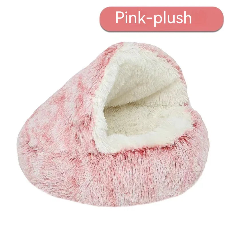 Cozy Nest Semi-Closed Pet Bed