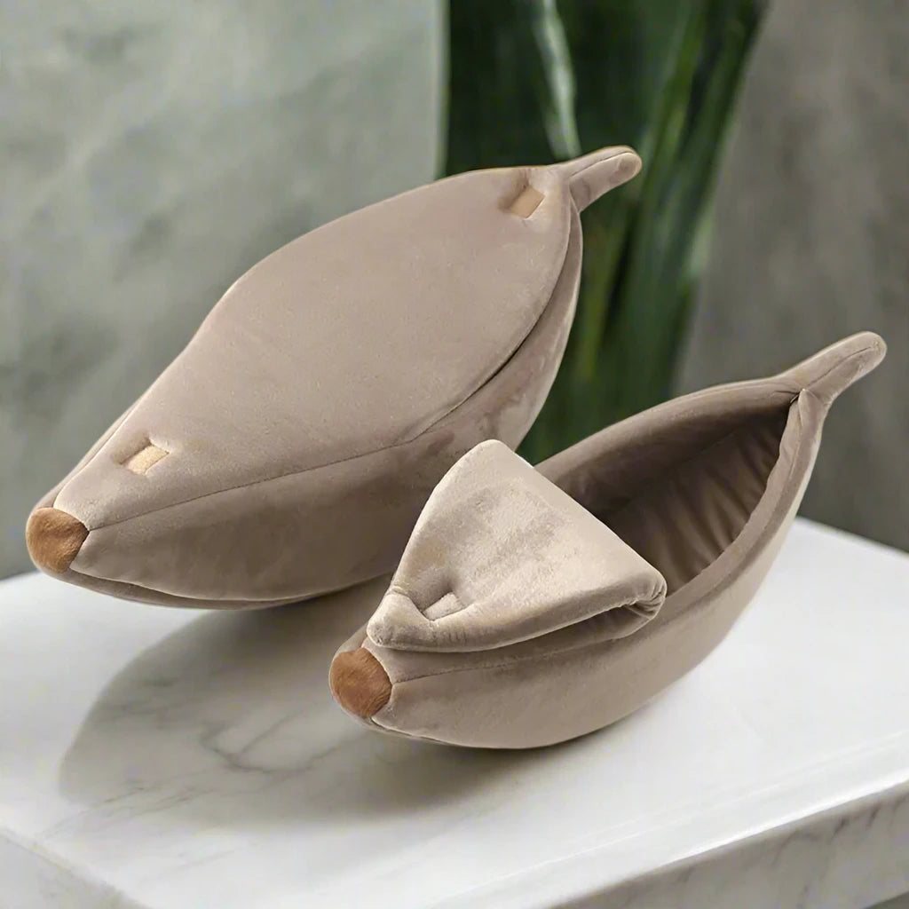 Banana Pet Bed House Cushion