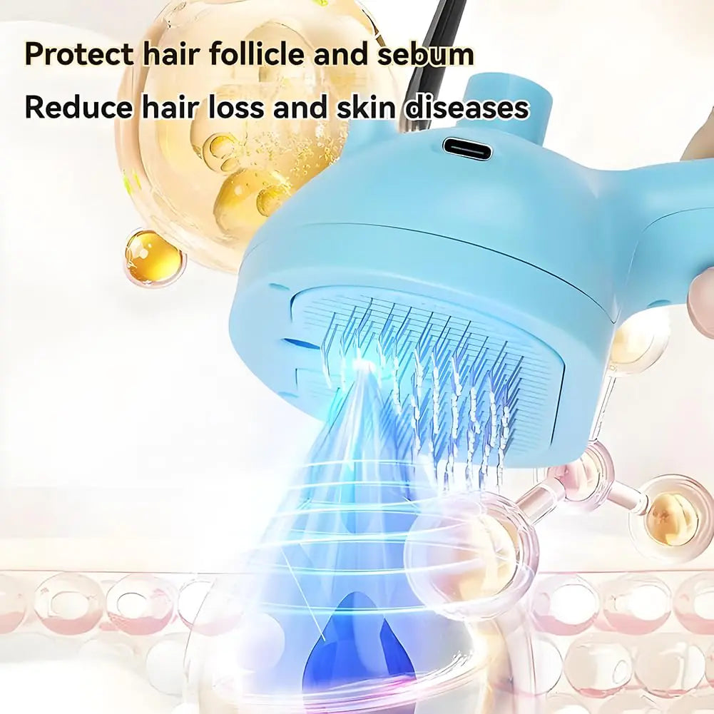 3 in 1 Pet Steam Brush for Cats And Dogs