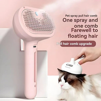 3 in 1 Pet Steam Brush for Cats And Dogs