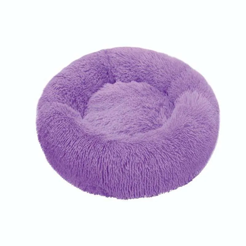 Round Pet Bed Cushion for Cats and Dogs