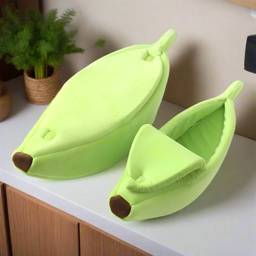 Banana Pet Bed House Cushion