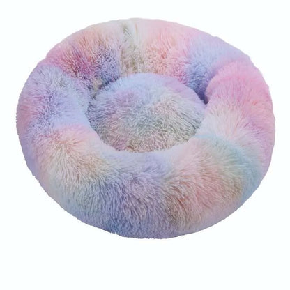 Round Pet Bed Cushion for Cats and Dogs