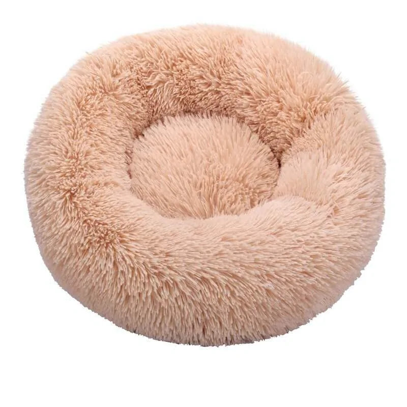 Round Pet Bed Cushion for Cats and Dogs