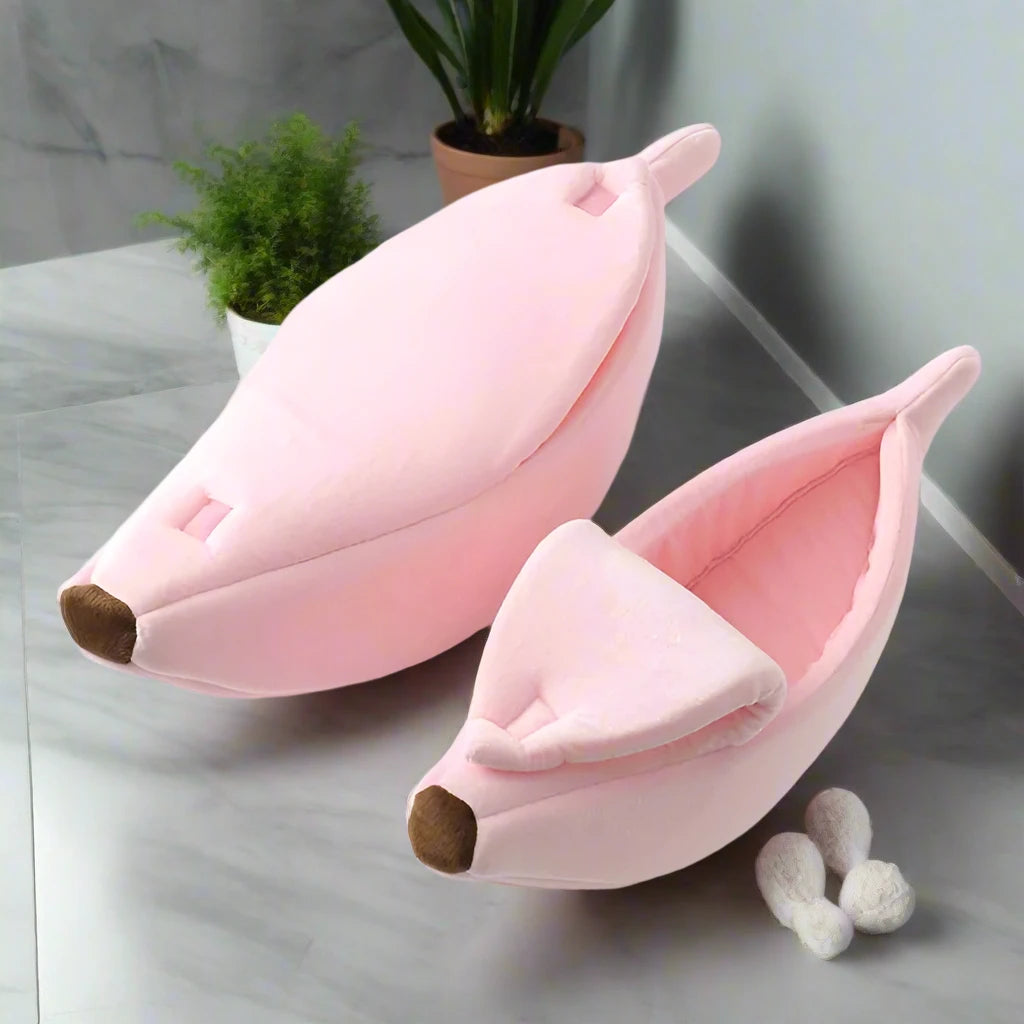 Banana Pet Bed House Cushion
