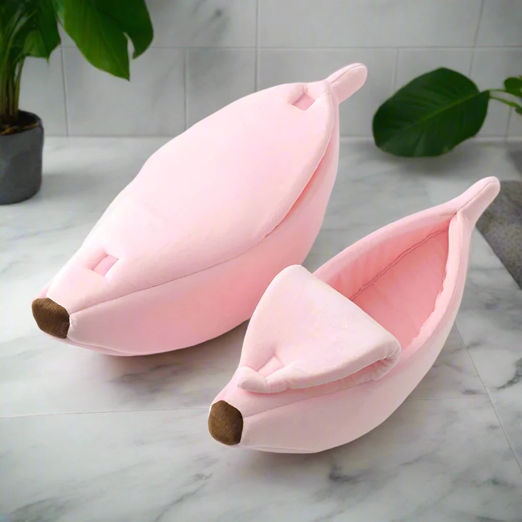 Banana Pet Bed House Cushion