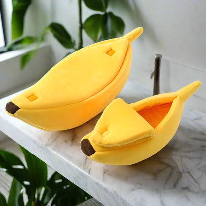 Banana Pet Bed House Cushion