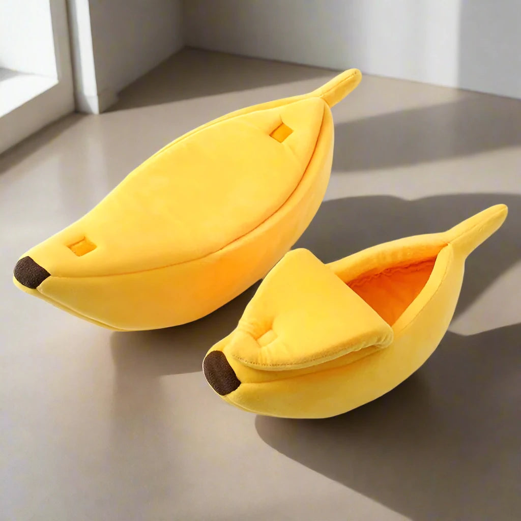 Banana Pet Bed House Cushion