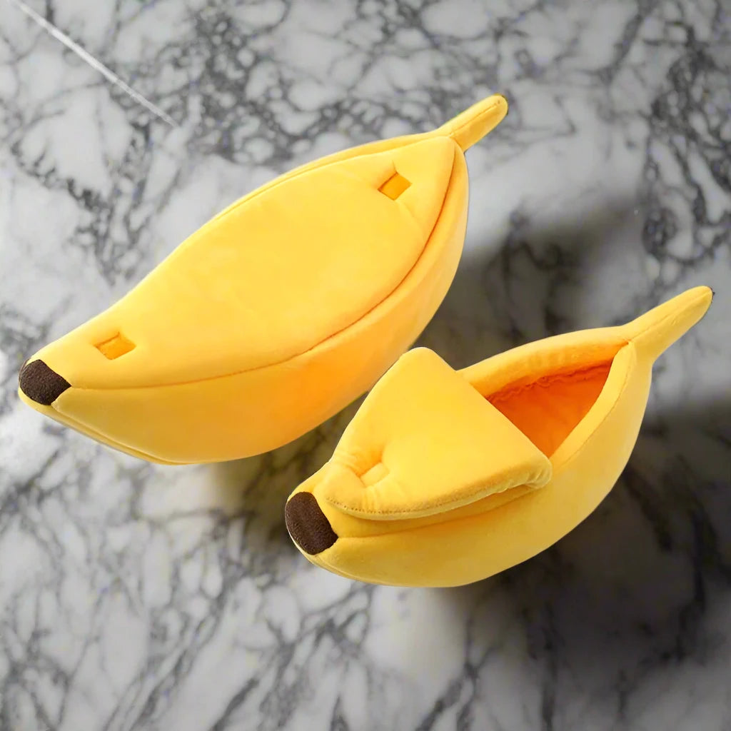 Banana Pet Bed House Cushion