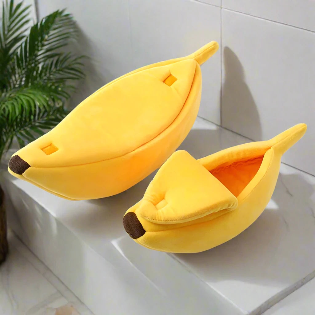 Banana Pet Bed House Cushion