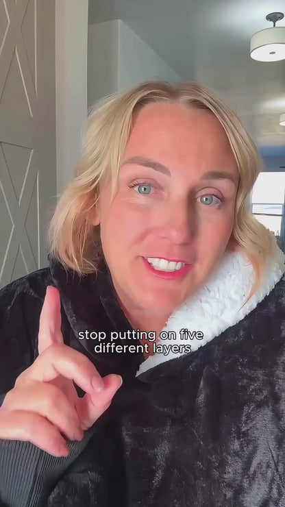 Cozy Self-Heated Hooded premium Blanket