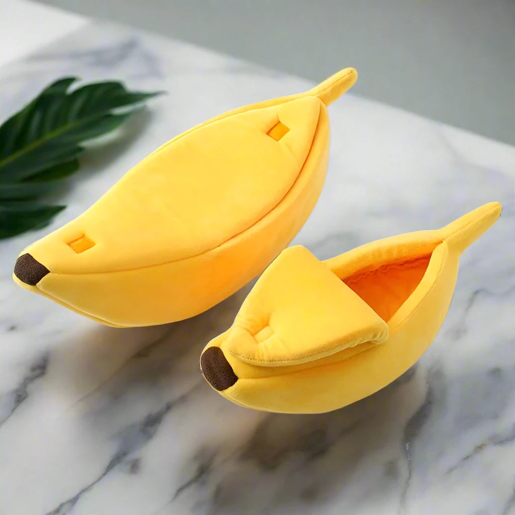 Banana Pet Bed House Cushion