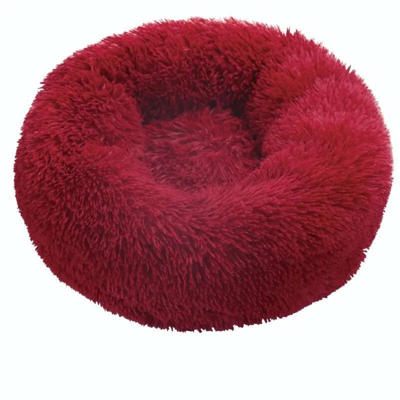 Round Pet Bed Cushion for Cats and Dogs