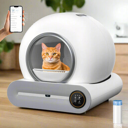 Automatic Cat Litter Box with WiFi App Control -Cleaning System 🐱💨