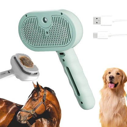 3 in 1 Pet Steam Brush for Cats And Dogs