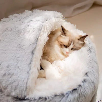 Cozy Nest Semi-Closed Pet Bed