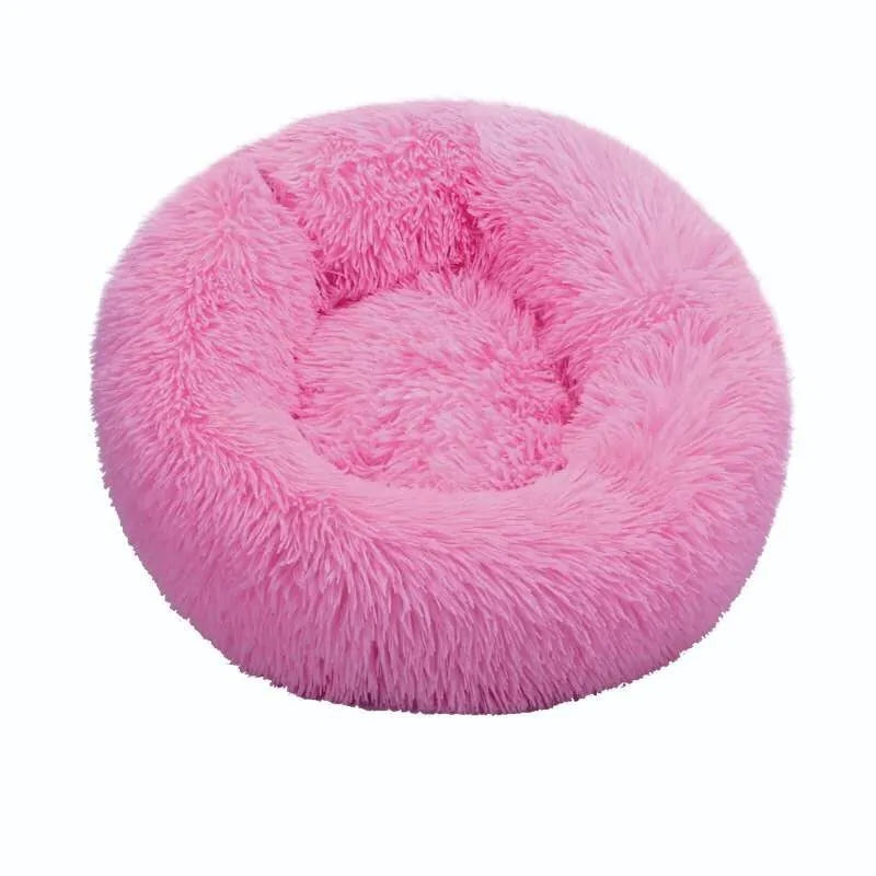 Round Pet Bed Cushion for Cats and Dogs