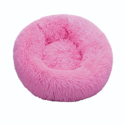 Round Pet Bed Cushion for Cats and Dogs