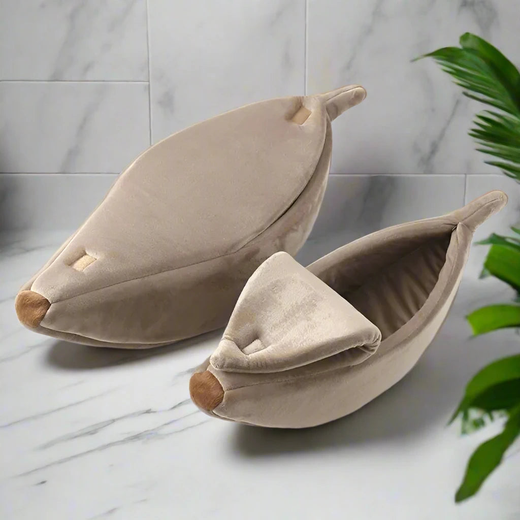 Banana Pet Bed House Cushion